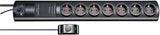 Brennenstuhl 1153300467 Sort 7 AC stikkontakt(er) 230 V 2 m