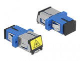 DeLOCK 86888 fiber adapter SC/SC 1 stk Blå