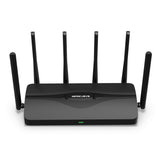 Mercusys MR47BE trådløs router 2.5 Gigabit Ethernet Tri-band (2,4 GHz/5 GHz/6 GHz) Sort