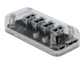 DeLOCK 64087 interface hub USB 3.2 Gen 1 (3.1 Gen 1) Micro-B 5000 Mbit/s Transparent