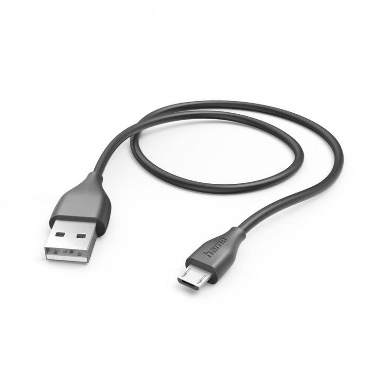 Hama 00201586 USB-kabel USB 2.0 1,5 m Micro-USB A USB A 0,48 Gbit/sek. Sort