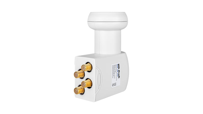 Megasat 401074 Quad LNB 10,7 - 12,75 GHz Hvid