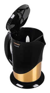 Zelmer ZCK7630 Crystal Gold elkedel 1,7 L 2200 W Guld, Sort