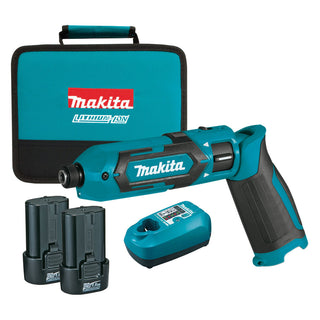 Makita TD022DSE elektrisk skiftenøgle 1/4" 2450 rpm 25 Nm Sort, Blå 7,2 V