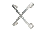 Extralink EX.6396 kabelorganisator Bord/Væg Kabelholder Aluminium 1 stk