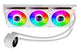 GameMax ICEBURG 360 DIGITAL WH Computerkølesystem Processor Alt-i-en væskekøler 12 cm Hvid 1 stk