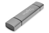 Digitus DA-70886 kortlæser USB 3.2 Gen 1 (3.1 Gen 1) Type-A/Type-C Aluminium