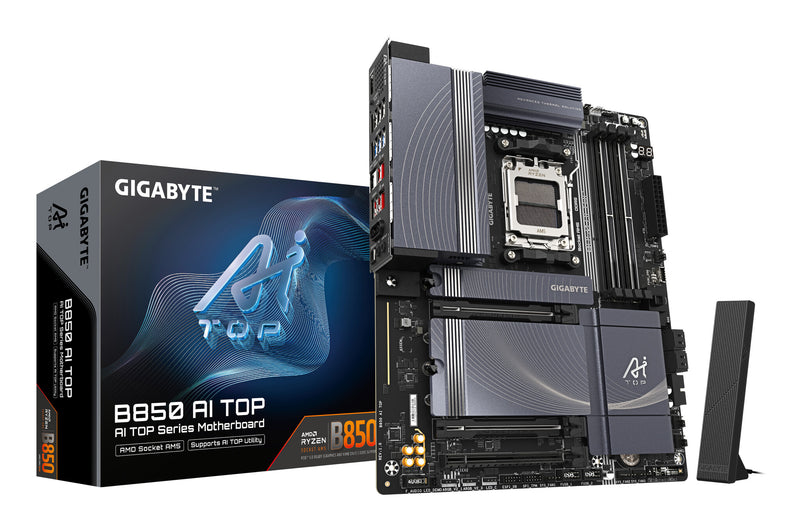 GIGABYTE B850 AI TOP bundkort AMD B850 Sokkel AM5 ATX