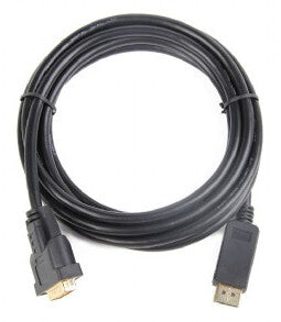 Gembird CC-DPM-DVIM-1M videokabel adapter DisplayPort DVI Sort