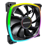 Montech AX140 PWM Computerkabinet Ventilator 14 cm Sort 1 stk