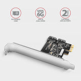 Axagon PCES-SJ2 interface-kort/adapter Intern SATA