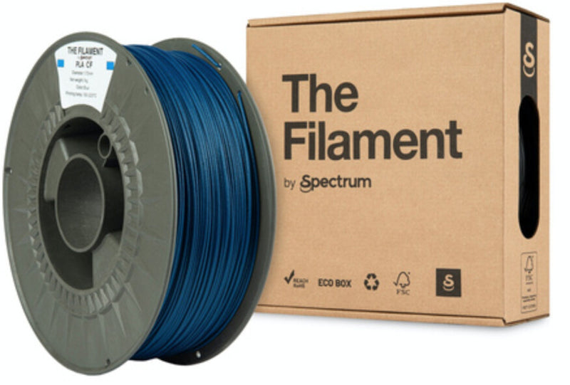 Spectrum Filaments TF-24095 3D print materiale Polymælkesyre-kulfiber (PLA-CF) Blå 1 kg