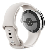 Google Pixel Watch 4 AMOLED 41 mm Digital Berøringsskærm 4G Sølv Wi-Fi GPS (satellit)