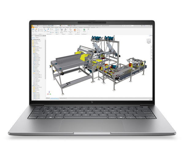 HP ZBook 8 G2a Copilot+ PC AMD Ryzen AI 9 HX PRO PRO 470 Mobil workstation 35,6 cm (14") WUXGA 32 GB DDR5-SDRAM 512 GB SSD Wi-Fi 7 (802.11be) Windows 11 Pro AI Workstation, AI PC Sølv