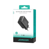 JOYROOM JR-TCG13 oplader til mobil enhed Smartphone, Tablet Sort Vekselstrøm Hurtig opladning Indendørs