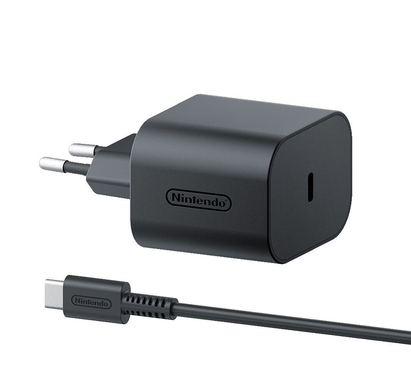 Nintendo 10015096 oplader til mobil enhed Bærbar spillekonsol Sort Vekselstrøm Indendørs