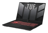 ASUS TUF Gaming A17 TUF707NUQ-DICHX146W AMD Ryzen™ 7 170 Laptop 43,9 cm (17.3") Fuld HD 16 GB DDR5-SDRAM 512 GB SSD NVIDIA GeForce RTX 4050 Wi-Fi 6 (802.11ax) Windows 11 Home Sort, Grå