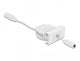 DeLOCK 81376 el-ledning Hvid 0,62 m 5.5 x 2.1 mm