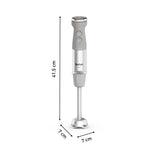 Tefal Quickchef+ HB673B30 blender Nedsænkning blender 1000 W Grå, Rustfrit stål