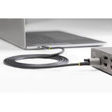 StarTech.com USB31CCTLKV50CM USB-kabel USB 3.2 Gen 2 (3.1 Gen 2) 0,5 m USB C 10 Gbit/sek. 100 W Grå, Sort