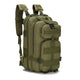 Extralink MILITARY PLECAK SZKOLNY PODRÓ?NY TAKTYCZNY MILITARNY 30L MIL-665 Sort, Grøn, Camouflage