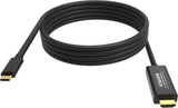 Vision TC 2MUSBCHDMI8K/BL kabel til mobiltelefon Sort 2 m USB C