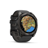 Garmin Fenix 8 3,56 cm (1.4") AMOLED 51 mm Digital 454 x 454 pixel Berøringsskærm Titanium Wi-Fi GPS (satellit)