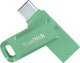 SanDisk Ultra Dual Drive Go USB 128GB USB-nøgle USB Type-A / USB Type-C 3.2 Gen 1 (3.1 Gen 1) Grøn