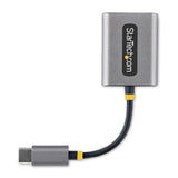 StarTech.com USBC-AUDIO-SPLITTER lyd-deler Grå