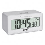 TFA-Dostmann 60.2544.02 vækkeur Digital alarmur Hvid