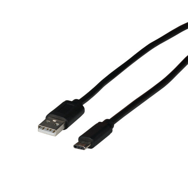 EFB Elektronik EBUSBC-USB20AK.2 USB-kabel USB 2.0 2 m USB C USB A 0,48 Gbit/sek. 15 W Sort