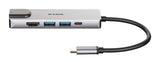 D-Link DUB-M520 dockingstation Ledningsført Thunderbolt 3 Aluminium