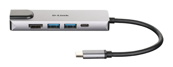 D-Link DUB-M520 dockingstation Ledningsført Thunderbolt 3 Aluminium