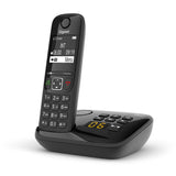 Gigaset AS690A Analog/DECT-telefon Nummervisning Sort