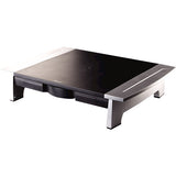Fellowes Office Suites 71,1 cm (28") Skrivebord Sort, Sølv