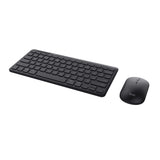 Trust Lyra tastatur Mus inkluderet Kontor RF trådløs + Bluetooth QWERTZ Tysk Sort