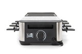 Fritel RSG 3280 raclette grill 8 person(er) 1400 W Sort, Rustfrit stål, Hvid