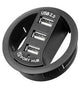 Goobay 93893 interface hub USB 2.0 480 Mbit/s Sort