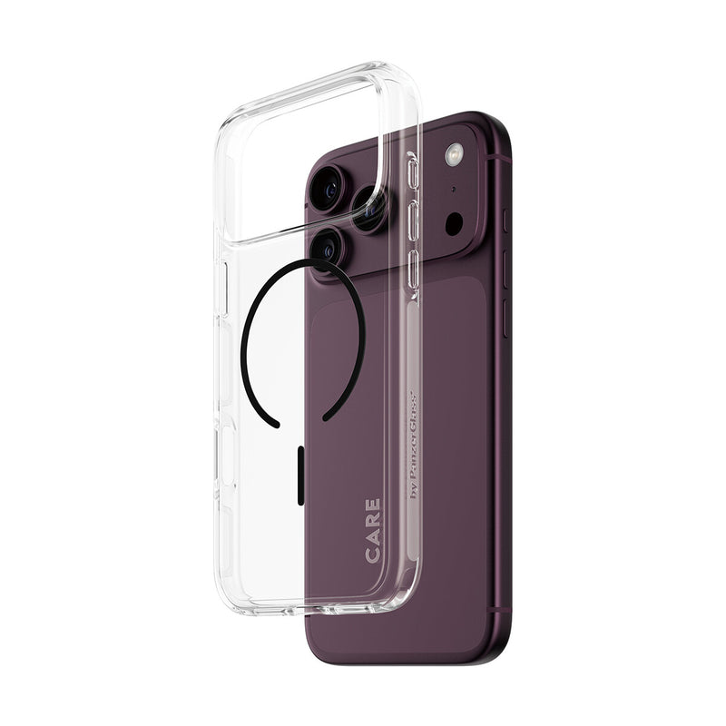PanzerGlass CARE™ by ® Urban Explorer Case Transparent m. Sort MagSafe iPhone 18 Pro Max | 17 Pro Max