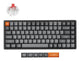 Keychron K2 Max tastatur Universel USB + RF Wireless + Bluetooth QWERTY Nordisk Sort, Grå