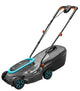 Gardena PowerMax 32/18V P4A Skubbe plæneklipper Batteri Blå, Grå
