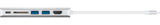 Goobay 76788 dockingstation USB Type-C Sølv