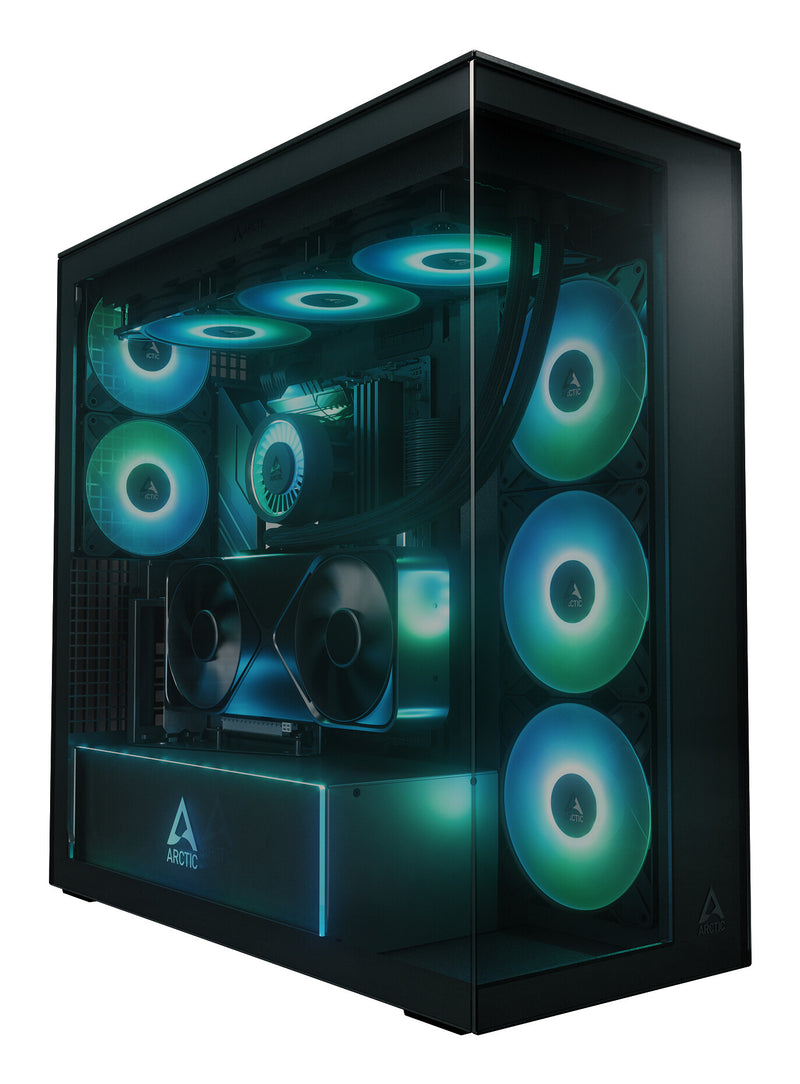 ARCTIC Xtender VG Black (Tinted Glass) Midi Tower Sort