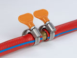 DeLOCK 19512 slangeklemme Orange Slangeklemme med sommerfuglvrider