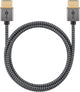 Goobay 75753 HDMI-kabel 2 m HDMI Type A (Standard) Grå
