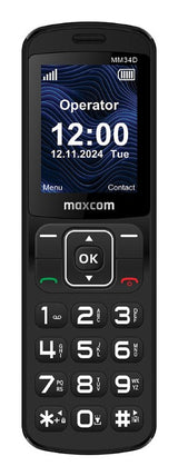 MaxCom Comfort MM34D 4G 6,1 cm (2.4") 96 g Sort Senior telefon