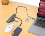 Manhattan 190442 dockingstation Ledningsført USB 3.2 Gen 1 (3.1 Gen 1) Type-C Grå