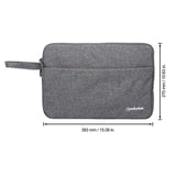 Manhattan 439916 taske og etui til laptop 36,8 cm (14.5") Grå