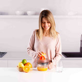 Taurus CITRUS COMPACT Manuel juicer 30 W Sort, Orange, Transparent