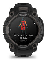 Garmin Instinct 3 AMOLED 3,05 cm (1.2") 45 mm Digital 390 x 390 pixel Berøringsskærm Sort GPS (satellit)